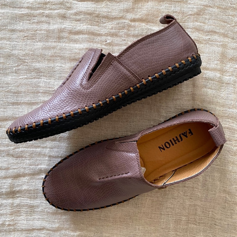 Mens Loafers With Brown Thread